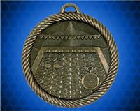 2 inch Gold Swimming Value Medal