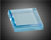 3 x 3 Inch Blue Acrylic Paperweight