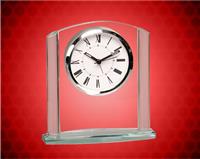 6 1/4 inch Glass Arch Clock