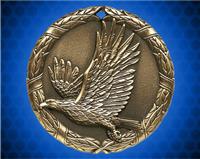 1 1/4 inch Gold Eagle XR Medal