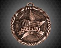 2 inch Bronze Citizenship Value Medal