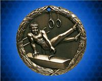 1 1/4 inch Gold Gymnastics XR Medal