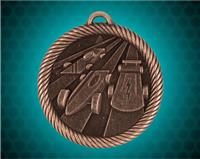 2 inch Bronze Pinewood Car Value Medal
