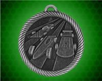 2 inch Silver Pinewood Car Value Medal