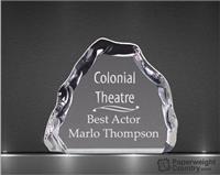 3 x 5 Inch Clear Iceberg Acrylic