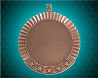 2 3/4 inch Bronze 2 inch Holder Star Medal