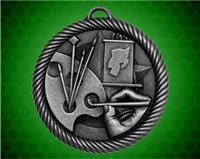 2 inch Silver Art Value Medal
