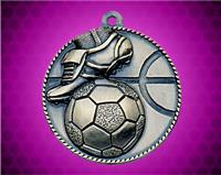 2 inch Gold Soccer Die Cast Medal