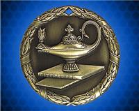 1 1/4 inch Gold Lamp of Knowledge XR Medal