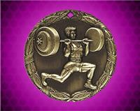 2 inch Gold Weightlifter XR Medal