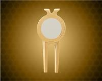 1 1/2" x 3" Gold Divot Tool with Sublimatable Insert