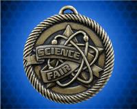 2 inch Gold Science Fair Value Medal