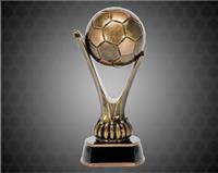 15" Soccer Cup Gold/Bronze Resin
