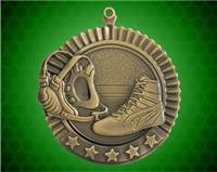 2 3/4 inch Gold Wrestling Star Medal