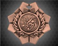 2 inch Bronze Music Imperial Medal