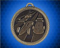 2 inch Gold Pinewood Car Value Medal