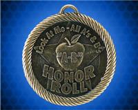 2 inch Gold 'Apple A-B Honor Roll Medal