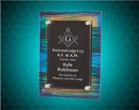 8 x 10 Inch Painted Floating Acrylic Plaque