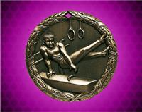 2 inch Gold Gymnastics XR Medal
