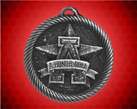 2 inch Silver "A" Honor Roll Value Medal