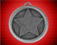 2 inch Silver Star Value Medal